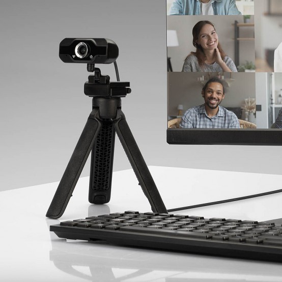 Camera web Lindy Full HD 1080p Webcam with Microphone LY-43300