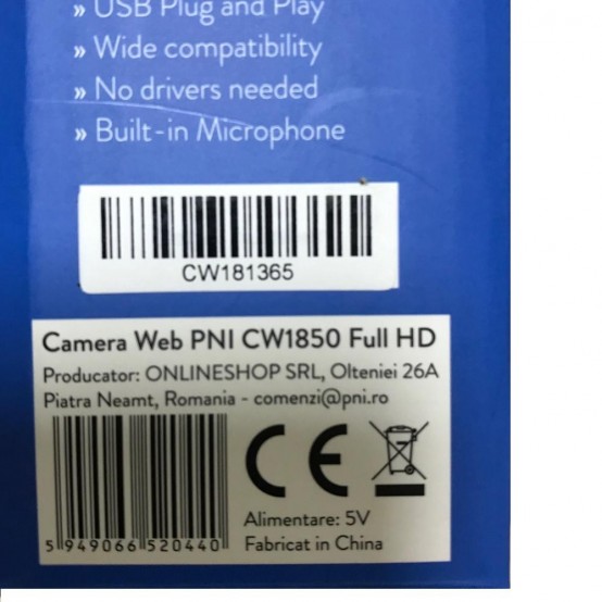 Camera web PNI  PNI-CW1850