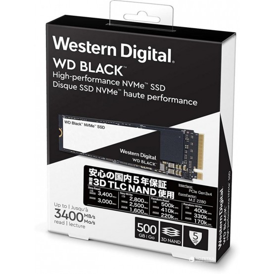 SSD Western Digital WD Black WDS500G2X0C WDS500G2X0C