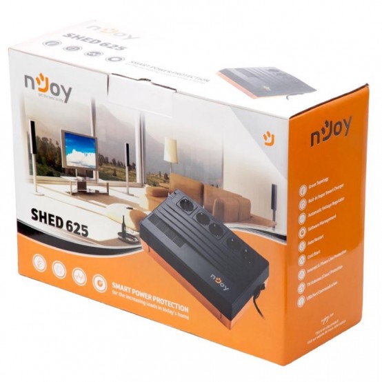 UPS nJoy Shed 625 PWUP-LI062SH-AZ01B