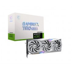 Placa video MSI GeForce RTX 4080 16GB GAMING X TRIO WHITE