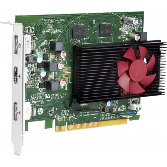 Placa video HP AMD Radeon RX550 4GB 2DP 3TK71AA