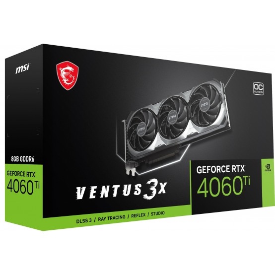 Placa video MSI GeForce RTX 4060 Ti VENTUS 3X 8G OC V515-019R
