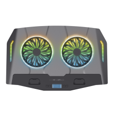Cooler Trust GXT 1127 Yoozy Multicolour-illuminated Laptop Cooling Stand 24612