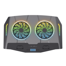 Cooler Trust GXT 1127 Yoozy Multicolour-illuminated Laptop Cooling Stand 24612