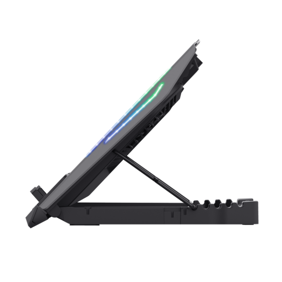 Cooler Trust GXT 1127 Yoozy Multicolour-illuminated Laptop Cooling Stand 24612