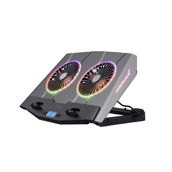 Cooler Trust GXT 1127 Yoozy Multicolour-illuminated Laptop Cooling Stand 24612