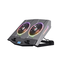 Cooler Trust GXT 1127 Yoozy Multicolour-illuminated Laptop Cooling Stand 24612