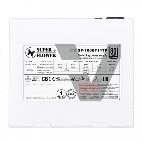 Sursa Super Flower Leadex V Platinum PRO 1000W SF-1000F14TP(WH)