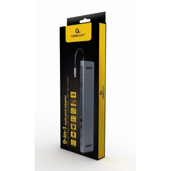 Docking Station Gembird  A-CM-COMBO9-01