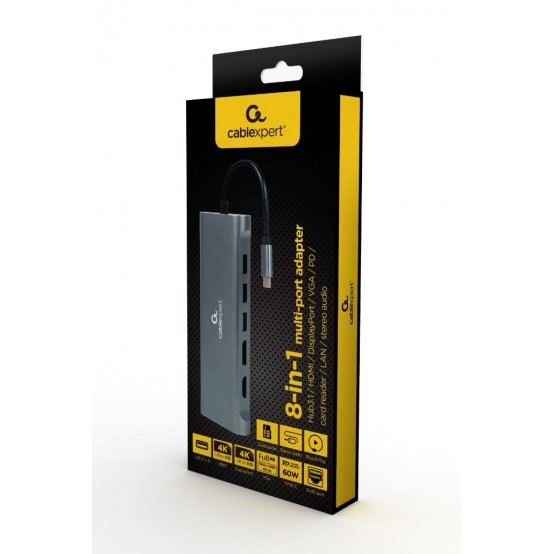 Docking Station Gembird  A-CM-COMBO8-01