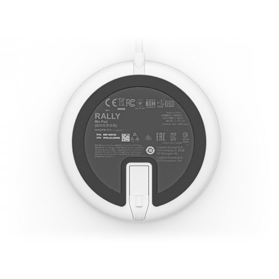 Microfon Logitech Rally Mic Pod Off-White 952-000038
