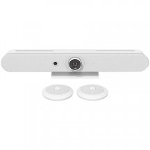 Camera web Logitech Rally Bar Mini Off-White - Premier all-in-one video bar for small to medium rooms 960-001351