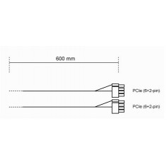 Cablu be quiet! PCI-E POWER CABLE CP-6620 BC071 2