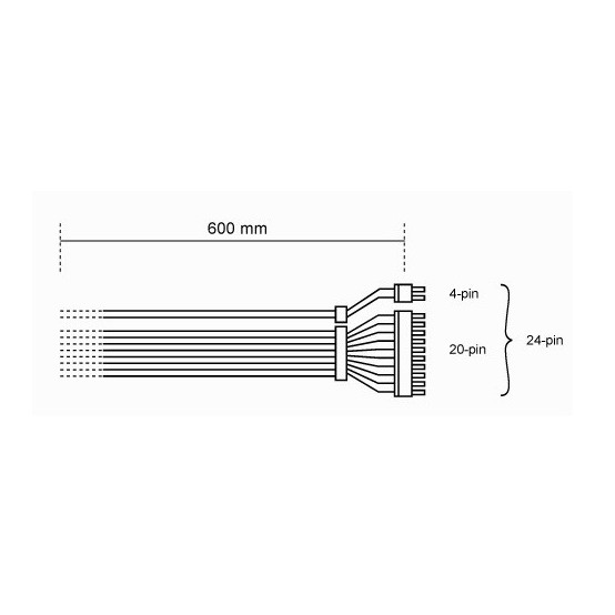 Cablu be quiet! MB POWER CABLE CB-6620 BC080