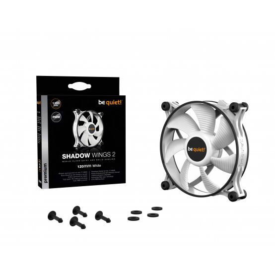Ventilator be quiet! Shadow Wings 2 120 PWM White BL089