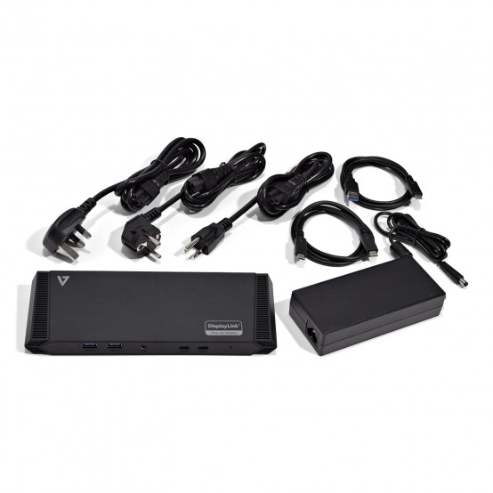 Docking Station V7 USB-C Triple DisplayLink DOCKUSBC
