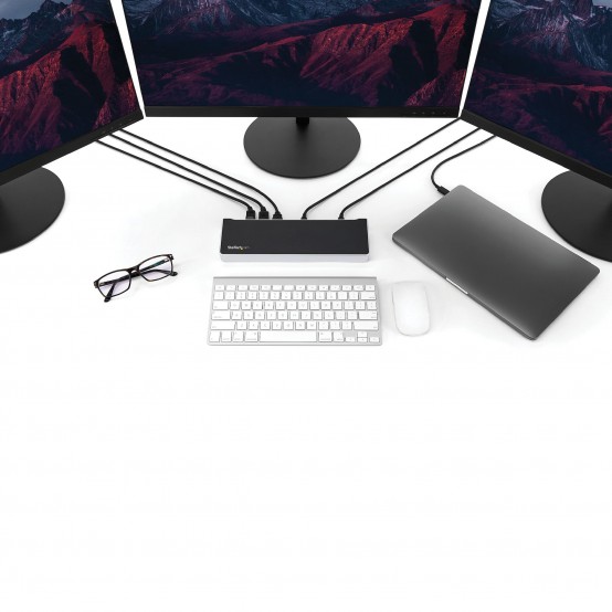 Docking Station StarTech.com Triple 4K - 60W PD - USB-C DK30CH2DPPDU