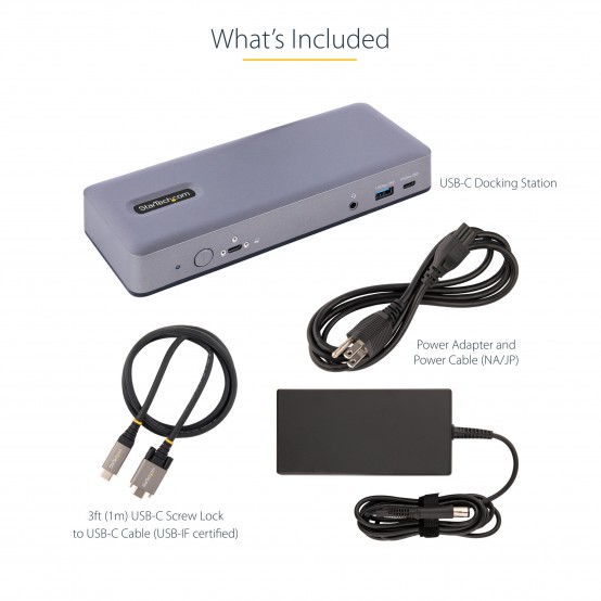 Docking Station StarTech.com USB-C, 4K, Chromebook DK31C3MNCRUE