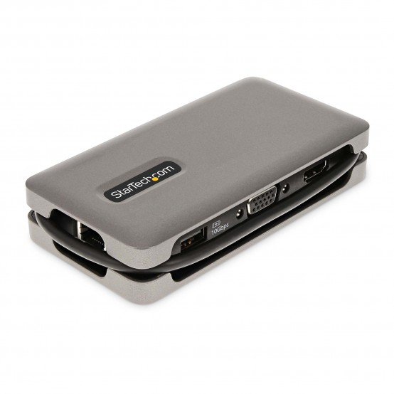 Docking Station StarTech.com USB-C Multiport Adapter, HDMI/VGA, Hub DKT31CVHPD3
