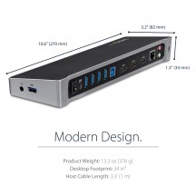 Docking Station StarTech.com Triple Monitor USB 3.0 USB3DOCKH2DP