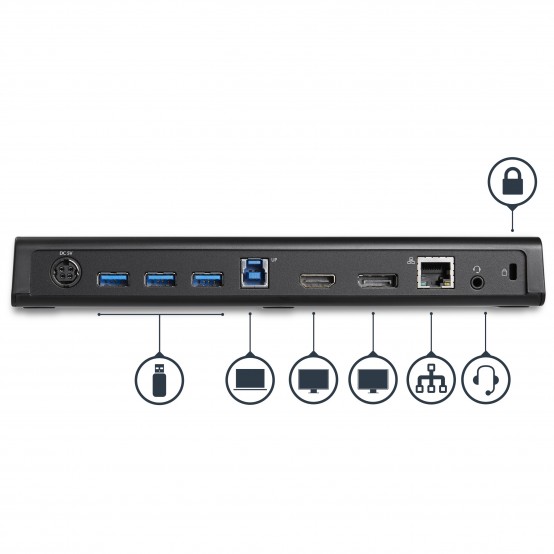 Docking Station StarTech.com USB 3.0 Dual HDMI/4K DP USB3DOCKHDPC