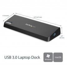 Docking Station StarTech.com USB 3.0 Dual HDMI/4K DP USB3DOCKHDPC