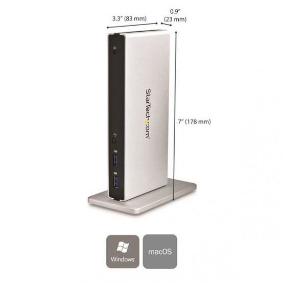 Docking Station StarTech.com Dual-Monitor USB 3.0 USB3SDOCKDD