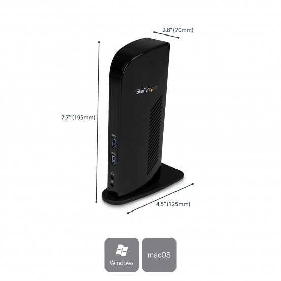 Docking Station StarTech.com Dual Monitor USB 3.0 USB3SDOCKHD