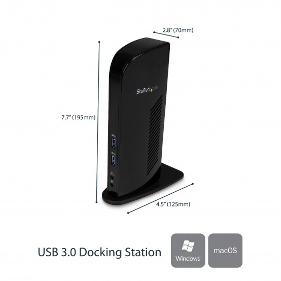 Docking Station StarTech.com Dual Monitor USB 3.0 USB3SDOCKHD