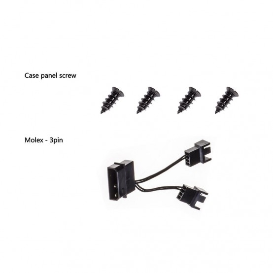 Ventilator ID-Cooling  WF-12025-SD-W