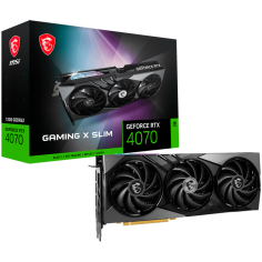 Placa video MSI GeForce RTX 4070 GAMING X SLIM V513-251R