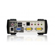 Switch KVM ATEN 2-Port PS/2-USB VGA/Audio KVMP Switch CS1732AC-AT