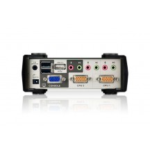 Switch KVM ATEN 2-Port PS/2-USB VGA/Audio KVMP Switch with OSD CS1732B-A7-G
