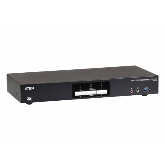Switch KVM ATEN 2-Port USB 3.0 4K DisplayPort Dual Display KVMP Switch CS1942DP-AT-G