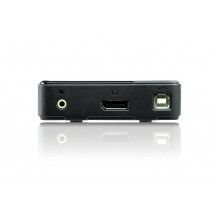 Switch KVM ATEN 2-Port USB DisplayPort/Audio (4K Supported and Cables included) CS782DP-AT