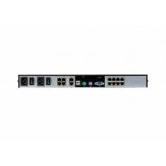 Switch KVM ATEN 1-Local/1-Remote Access 8-Port Cat 5 KVM over IP Switch with Virtual Media (1920 x 1200) KN1108VA-AX-G