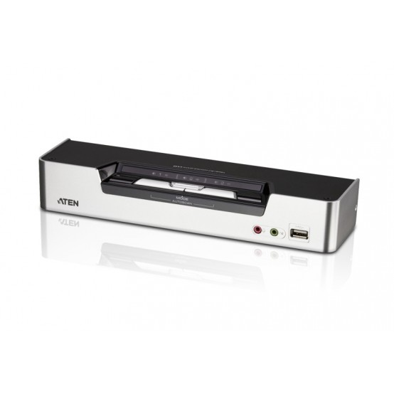 Switch KVM ATEN 2-Port USB DVI Dual Link Dual Display/Audio KVMP Switch CS1642A-AT-G