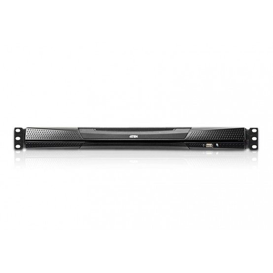 Switch KVM ATEN 1-Local/Remote Share Access 8-Port Multi-Interface Cat 5 Dual Rail LCD KVM over IP switch KL1508AiN-AXA-AG