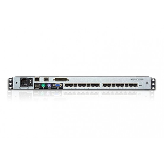 Switch KVM ATEN 1-Local/Remote Share Access 16-Port Multi-Interface Cat 5 Dual Rail LCD KVM over IP switch KL1516AiN-AXA-AG