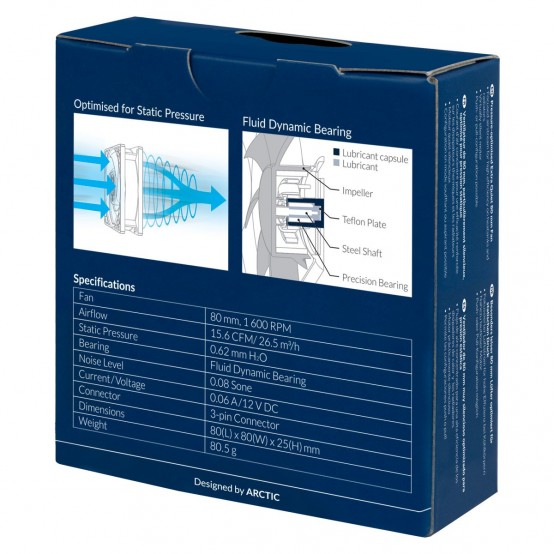 Ventilator Arctic P8 Silent ACFAN00152A