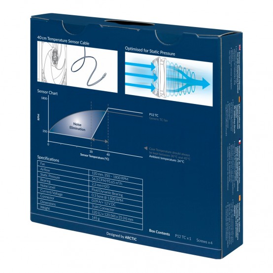 Ventilator Arctic P12 TC ACFAN00176A