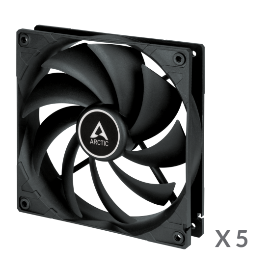 Ventilator Arctic F14, Pachet de 5 ventilatoare 140 mm ACFAN00233A