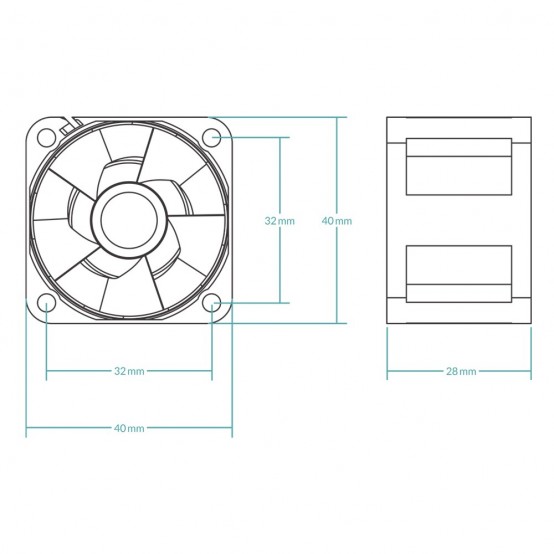 Ventilator Arctic S4028-15K ACFAN00264A