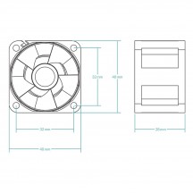 Ventilator Arctic S4028-15K, pachet 5 ventilatoare ACFAN00274A
