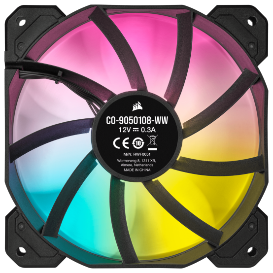 Ventilator Corsair SP120 RGB ELITE Performance 120mm PWM Single Fan CO-9050108-WW