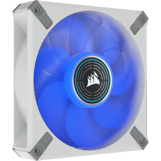 Ventilator Corsair ML120 LED ELITE Blue Premium 120mm PWM Magnetic Levitation Fan, Alb CO-9050128-WW