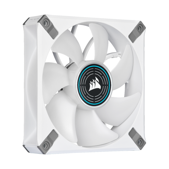 Ventilator Corsair ML120 LED ELITE Blue Premium 120mm PWM Magnetic Levitation Fan, Alb CO-9050128-WW