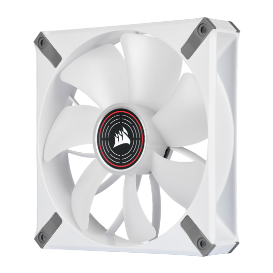 Ventilator Corsair ML140 LED ELITE Red Premium 140mm PWM Magnetic Levitation Fan, Alb CO-9050129-WW
