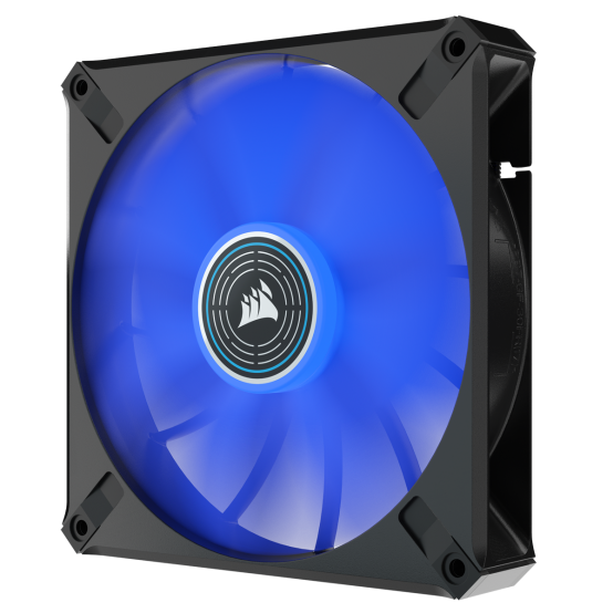 Ventilator Corsair ML140 LED ELITE Blue Premium 140mm PWM Magnetic Levitation Fan, Alb CO-9050131-WW